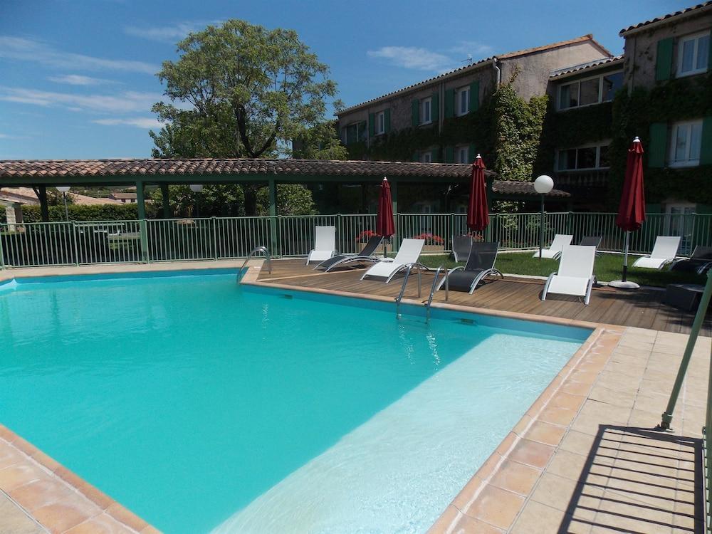 Logis Hotel Restaurant Uzes Pont Du Gard ภายนอก รูปภาพ