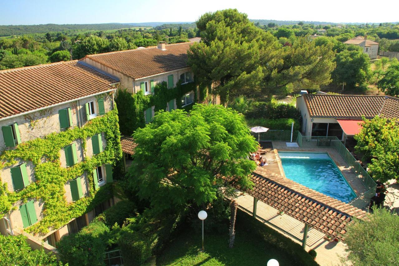 Logis Hotel Restaurant Uzes Pont Du Gard ภายนอก รูปภาพ