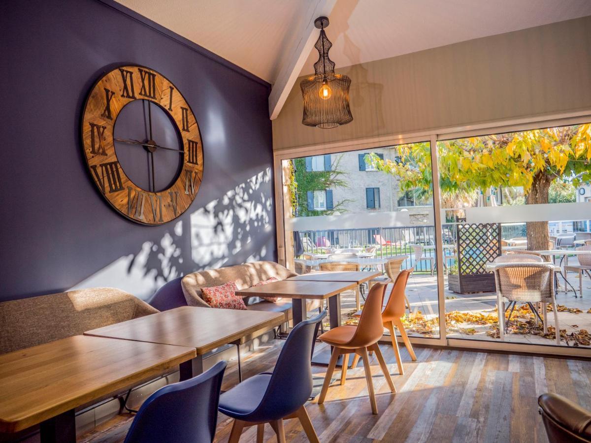Logis Hotel Restaurant Uzes Pont Du Gard ภายนอก รูปภาพ