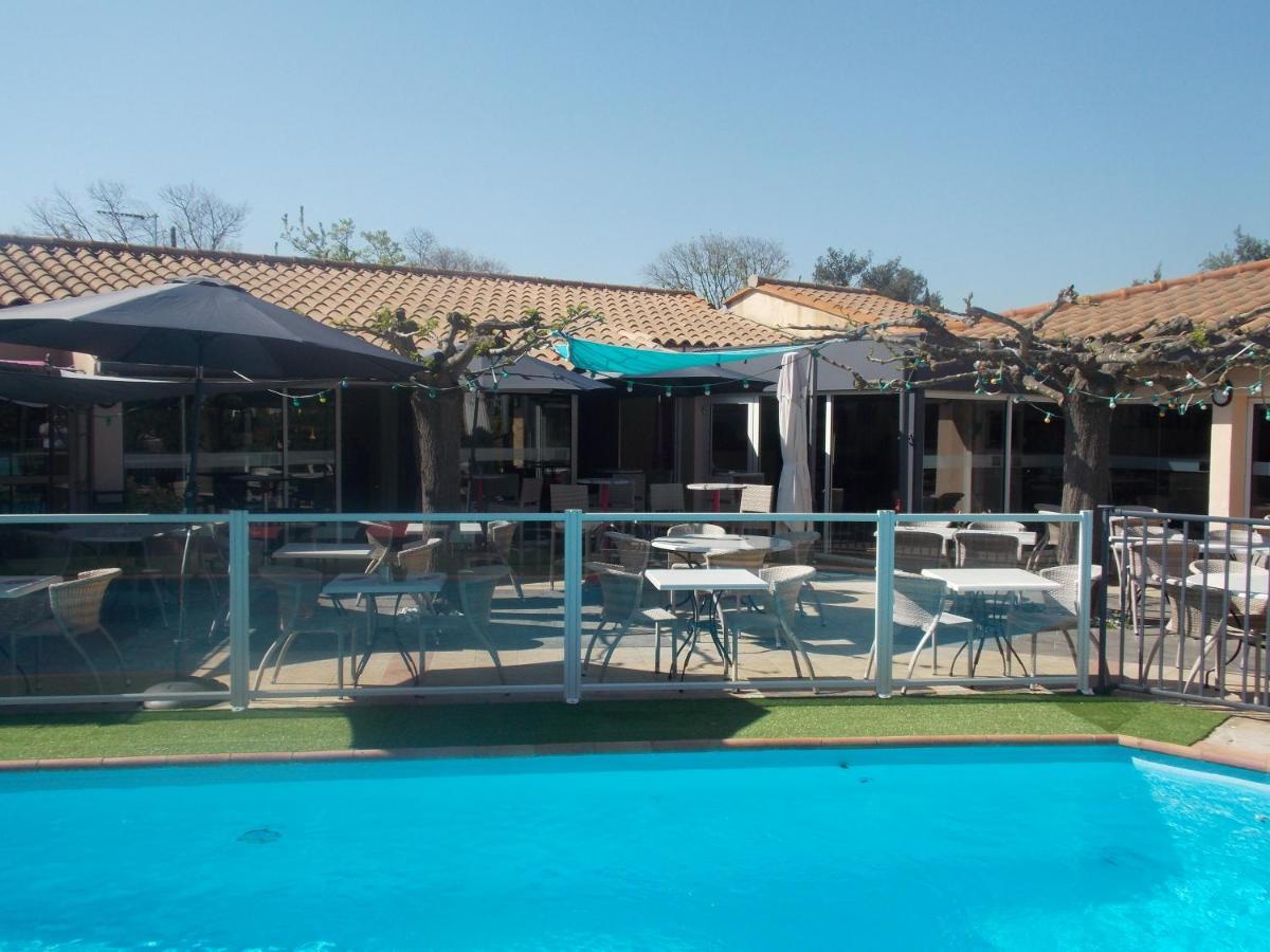Logis Hotel Restaurant Uzes Pont Du Gard ภายนอก รูปภาพ