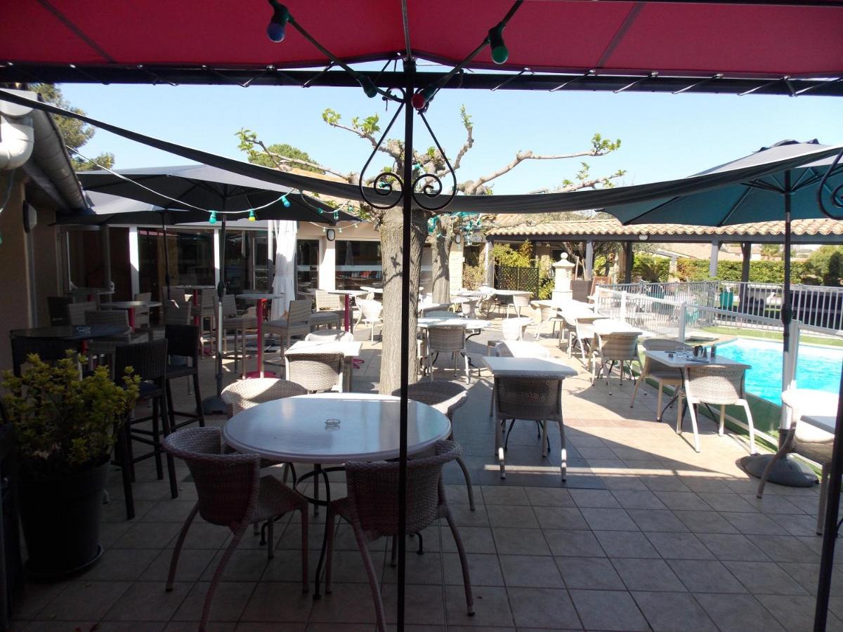 Logis Hotel Restaurant Uzes Pont Du Gard ภายนอก รูปภาพ